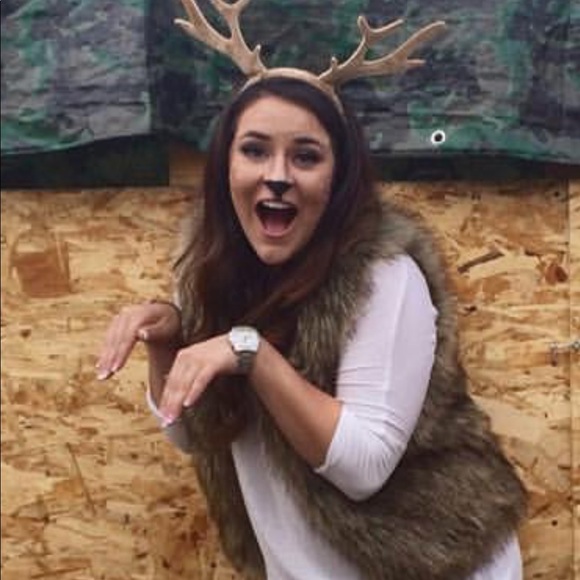 Fur Vest Size Youth XL - Picture 2 of 2